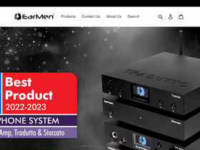 earmen-shop.com homepage screenshot