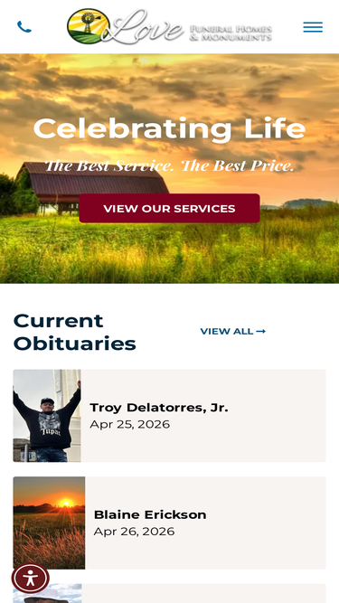 lovefuneralhomes.com