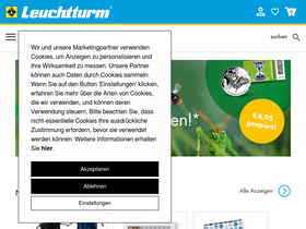 'leuchtturm.de' screenshot