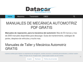 'datacar-manualrepair.com' screenshot