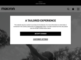 'macron.com' screenshot