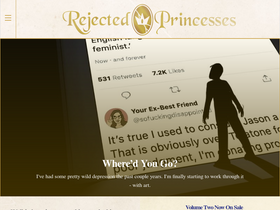 'rejectedprincesses.com' screenshot