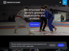 'grapplingx.smoothcomp.com' screenshot