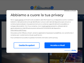 'meteoweb.eu' screenshot