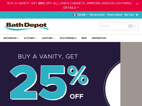 'bathdepot.ca' screenshot