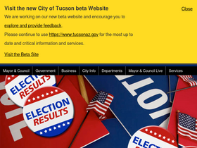 'tucsonaz.gov' screenshot