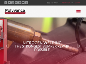 Polyvance website screenshot