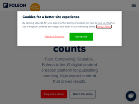 'foleon.com' screenshot