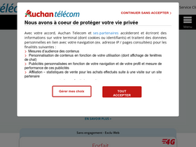 'auchantelecom.fr' screenshot