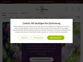 'native-plants.de' screenshot