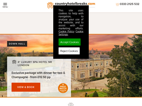 'countryhotelbreaks.com' screenshot