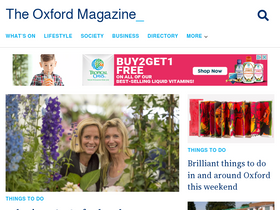 'theoxfordmagazine.com' screenshot