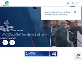 'golf.org.au' screenshot