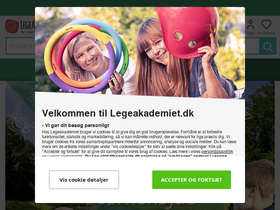'legeakademiet.dk' screenshot