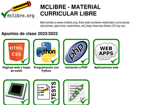 'mclibre.org' screenshot