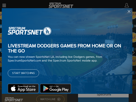 'spectrumsportsnet.com' screenshot