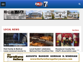 'foxbangor.com' screenshot