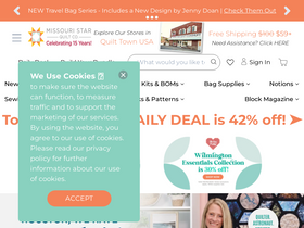 'missouriquiltco.com' screenshot