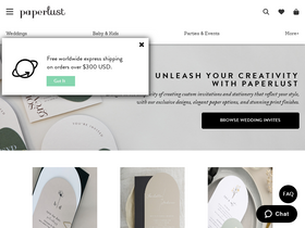 'paperlust.co' screenshot