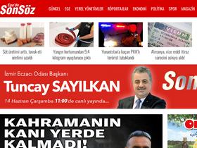 'egedesonsoz.com' screenshot