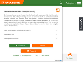 'amazone.net' screenshot