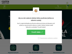 'catus.sk' screenshot