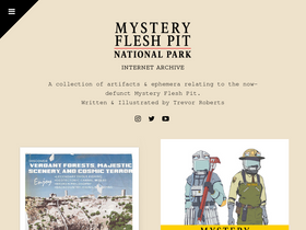 'mysteryfleshpitnationalpark.com' screenshot