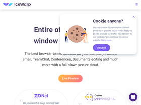 'icewarp.com' screenshot