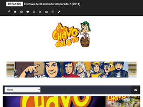 'elchavodel8tv.com' screenshot