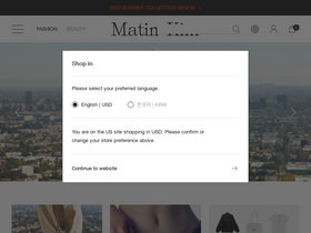 'matinkim.com' screenshot