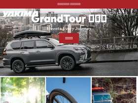 Yakima Racks homepage screenshot