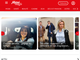'maxi-mag.fr' screenshot