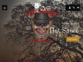 evilcowboy.com homepage screenshot
