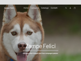 ZAMPE FELICI SRLS homepage screenshot