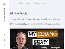 'travis.media' screenshot