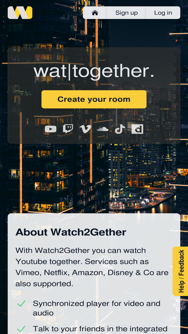 Watch 2gether online app