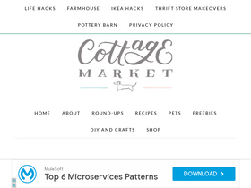 'thecottagemarket.com' screenshot