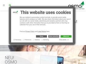 'osmo.de' screenshot