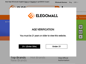 'elegomall.com' screenshot