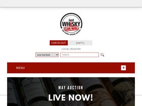 'just-whisky.co.uk' screenshot