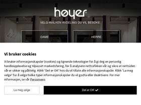 'hoyer.no' screenshot