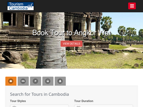 'tourismcambodia.com' screenshot