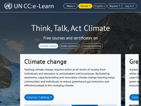 'unccelearn.org' screenshot