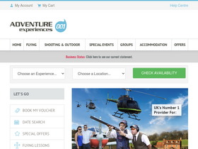 'adventure001.com' screenshot