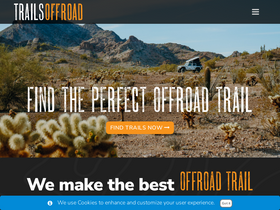 'trailsoffroad.com' screenshot