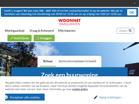 'woonnet-haaglanden.nl' screenshot
