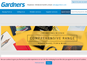 'gardners.com' screenshot