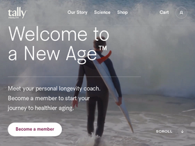 'tallyhealth.com' screenshot