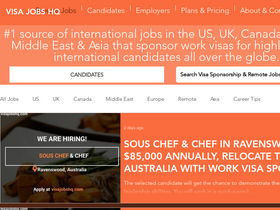 'visajobshq.com' screenshot