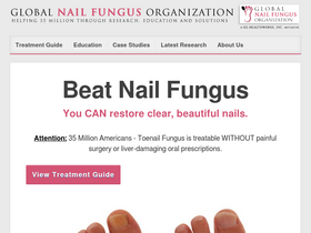 'nationalnailfungus.org' screenshot